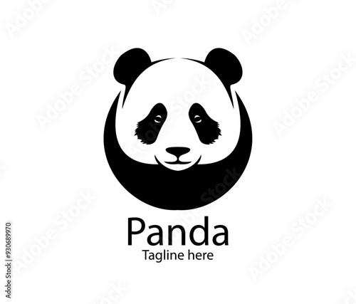 panda logo, bomboo, animal logo, logos photo