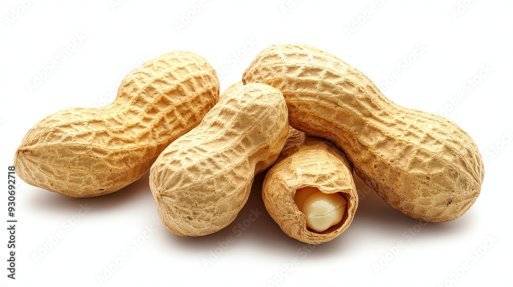 Clean Fresh Group of Peanuts Isolated on White Background, Ideal for Food Photography, Snack Ideas, Natural Ingredients, Healthy Eating, Culinary Uses, Organic Products, Nutrition Clean Fresh Group of Peanuts Isolated on White Background, Ideal for Food Photography, Snack Ideas, Natural Ingredients, Healthy Eating, Culinary Uses, Organic Products, Nutrition