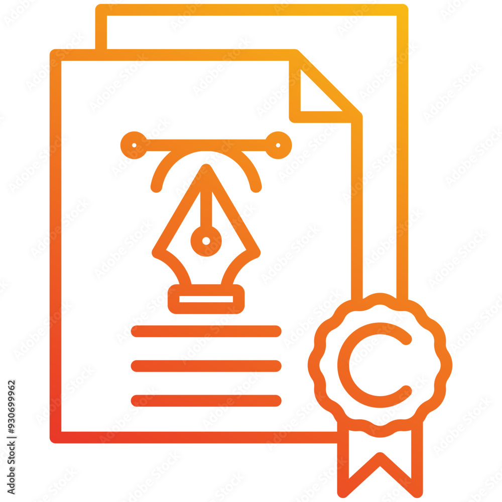 Copyrighted Graphic Design Icon Copyrighted Graphic Design Icon