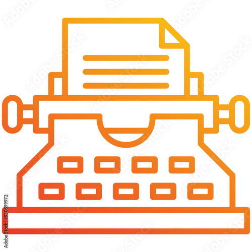 Typewriter Icon