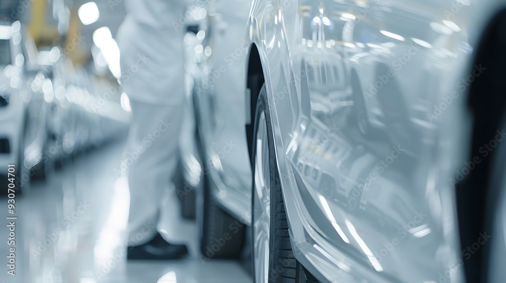 Automotive mechanic repairmen check the system working engine of the engine room, check the mileage of the car, oil change, auto maintenance service Automotive mechanic repairmen check the system working engine of the engine room, check the mileage of the car, oil change, auto maintenance service