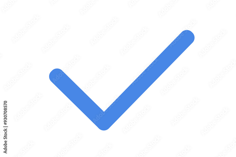 Blue checkmark ui android web ios app website design Blue checkmark ui android web ios app website design