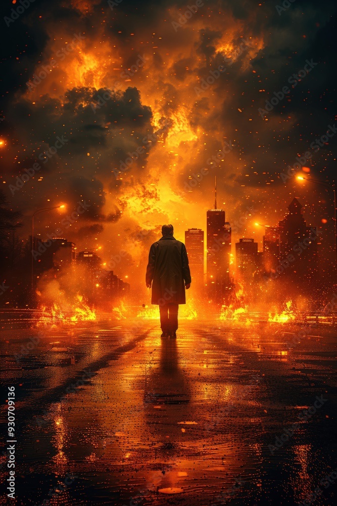 Fototapeta premium Inferno Walk