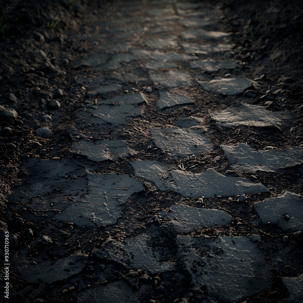 Cobblestone Pathway with Weathered Stones
Cobblestone Pathway with Weathered Stones