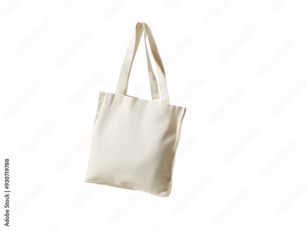 tote bag made of organic cotton cut out transparent isolated on white background PNG tote bag made of organic cotton cut out transparent isolated on white background PNG