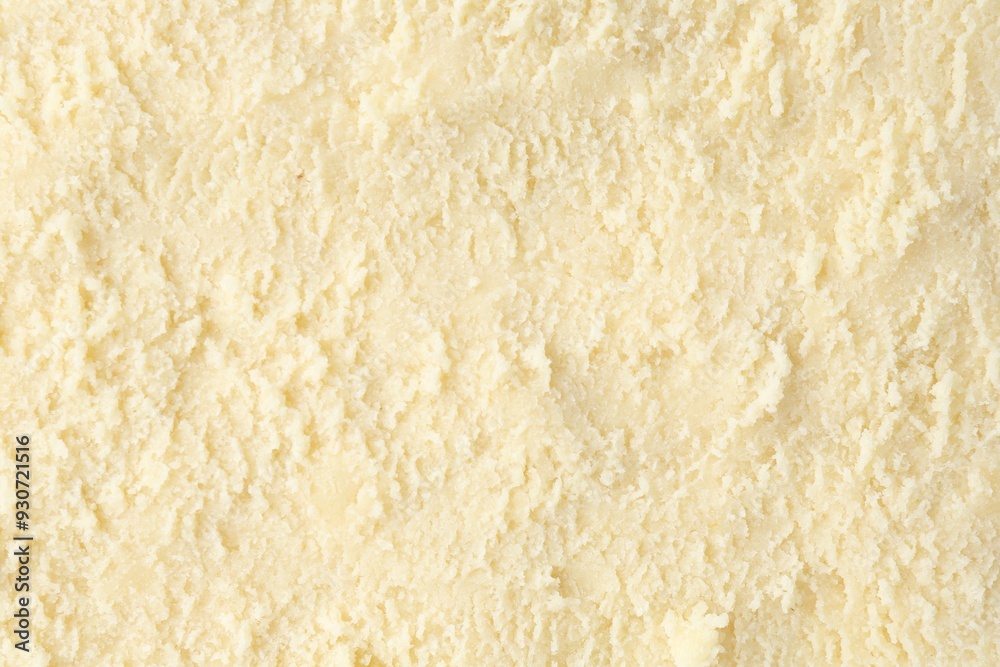 Tasty melon sorbet as background, top view Tasty melon sorbet as background, top view