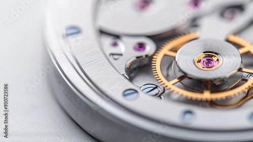 Wallpaper Mural Close-up of intricate watch mechanism Torontodigital.ca