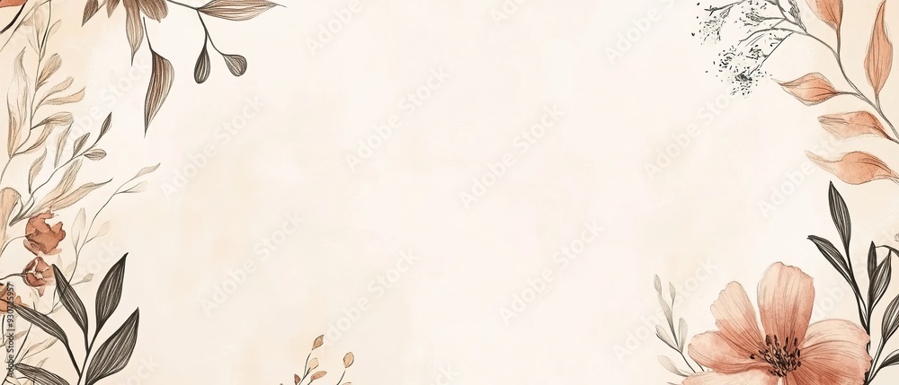 Bridal invitation template