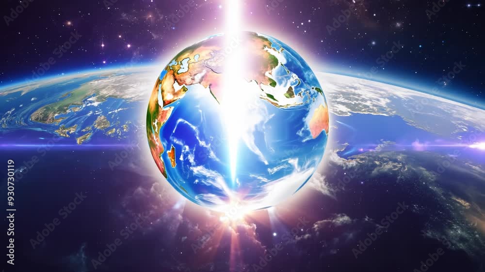 Heavenly Hands Cradling Earth Amidst Starry Darkness Heavenly Hands Cradling Earth Amidst Starry Darkness