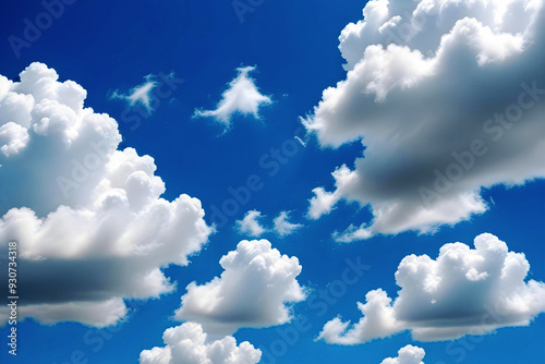 blue sky with clouds