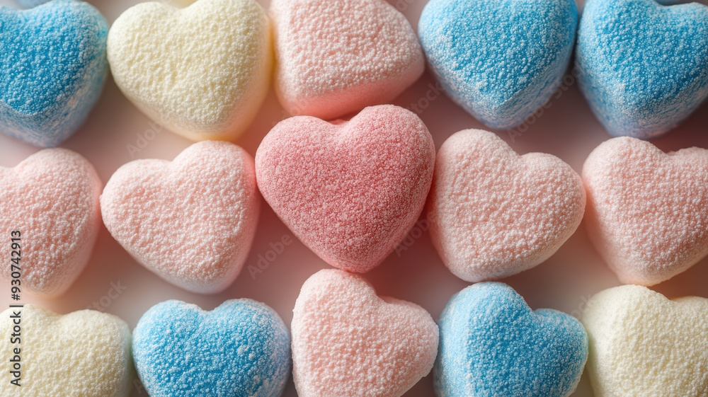 Pastel Marshmallow Candy Texture Pastel Marshmallow Candy Texture