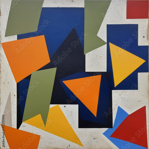 Abstract fragmented forms 