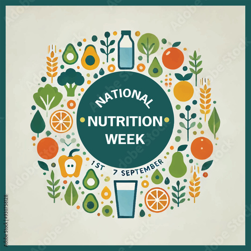 National Nutrition Week design for social media