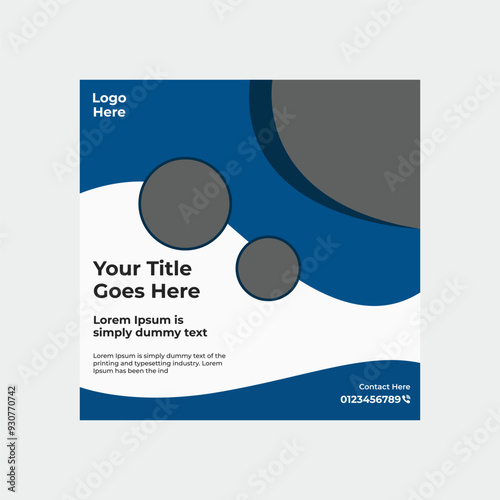 Creative Social Media Post Design Template