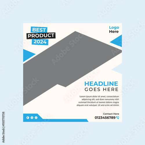 Corporate Social Media Post Design Template