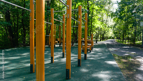 workout gym public healthy training sport health exercise outdoor fitness park active equipment