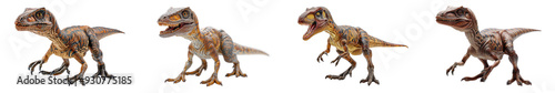 A high-quality image of a Velociraptor, emphasizing its speed and agility.