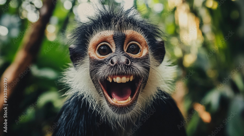 Fototapeta premium Smiley monkey