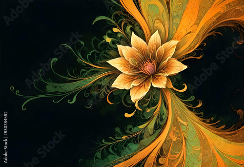 abstract floral background