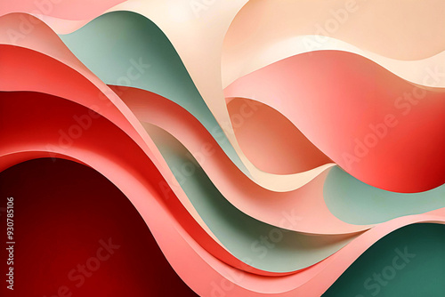 abstract background with waves