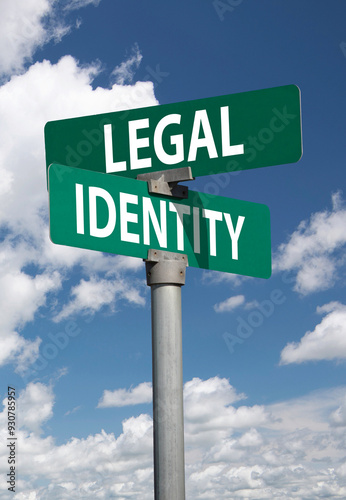 legal identity sign