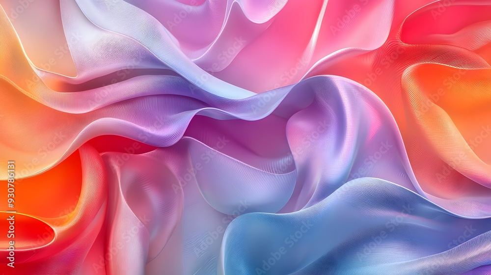 Abstract Wavy Background with Gradient Colors. Abstract Wavy Background with Gradient Colors.