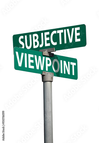 subjective ideas sign