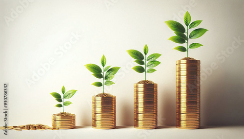 Financial Growth with Sprouting Plants