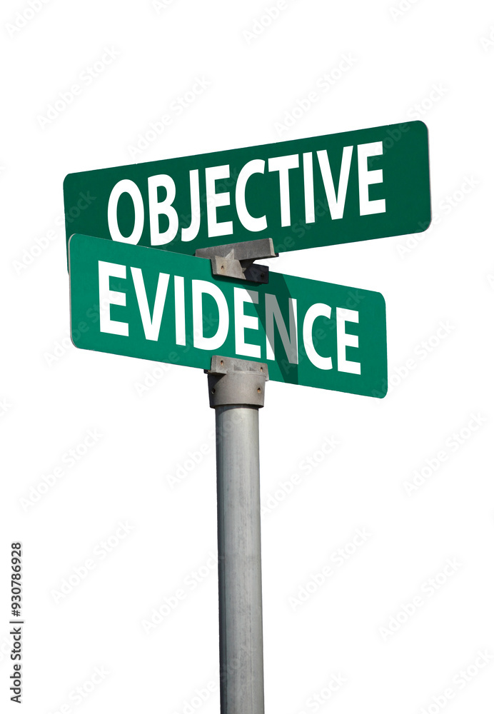 objective proof sign