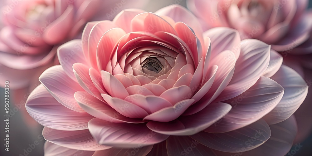 close up of pink dahlia close up of pink dahlia