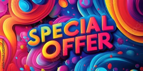 Colorful and Vibrant Special Offer Promotion Banner for Business and Marketing Campaigns