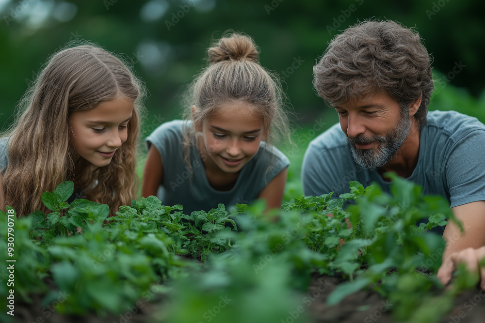 A group of volunteers creating an environmental education program for schools, teaching students about sustainability.