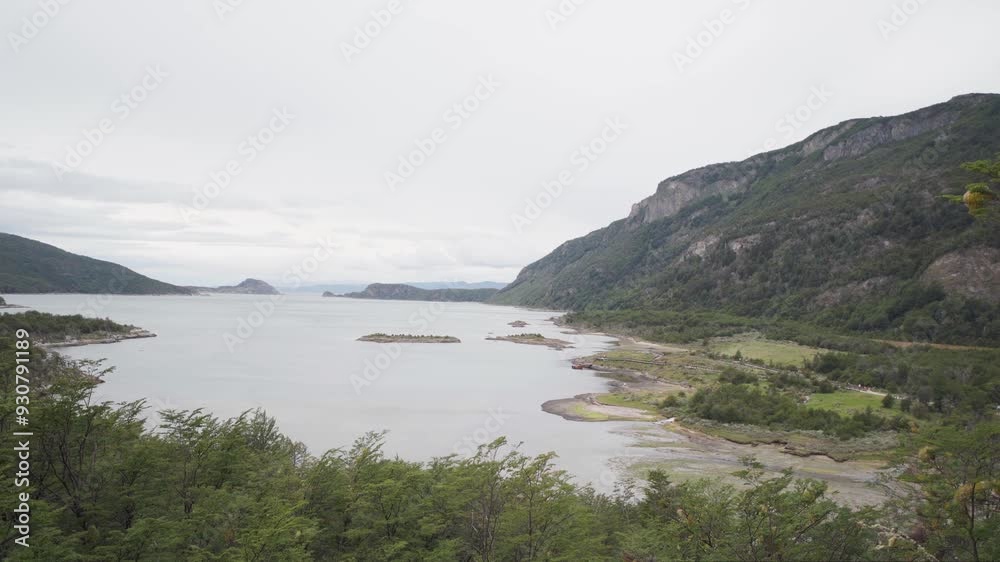 Lapataia bay in National Park Tierra del Fuego, Argentina Lapataia bay in National Park Tierra del Fuego, Argentina