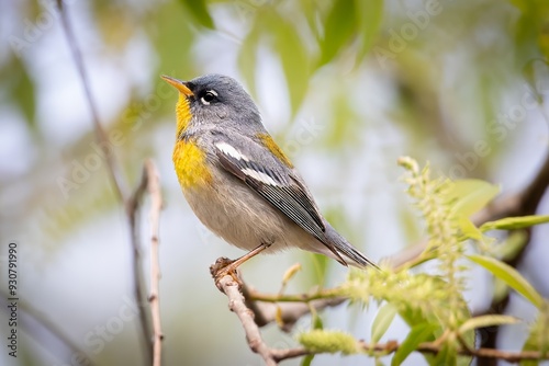 Northern Parula Warbler Bird