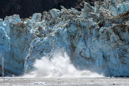 Glacier Bay Alaska 2006 part of glacier falling off