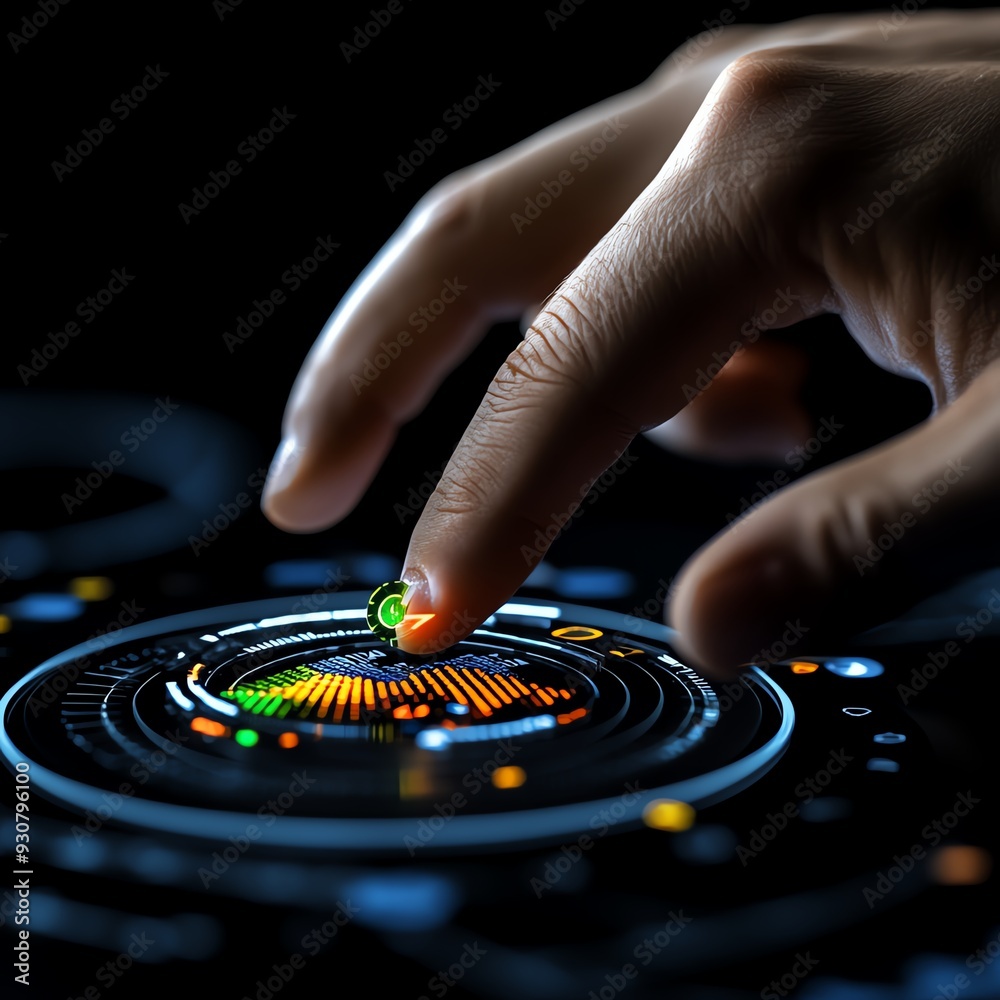 Strategic business analysis, person pointing to key metrics, 3D illustration--ar 3:2 Strategic business analysis, person pointing to key metrics, 3D illustration--ar 3:2