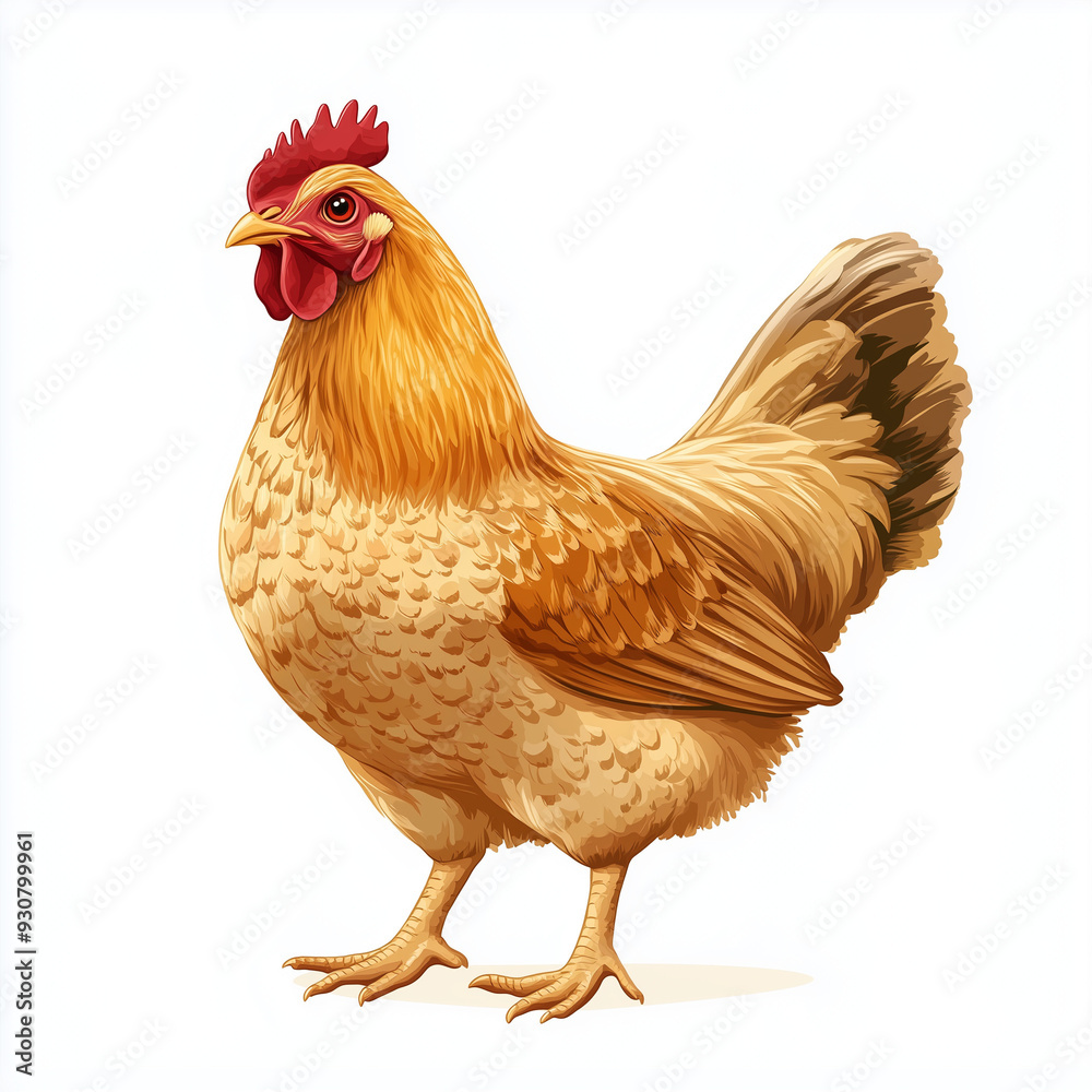 Fototapeta premium chicken hen poultry