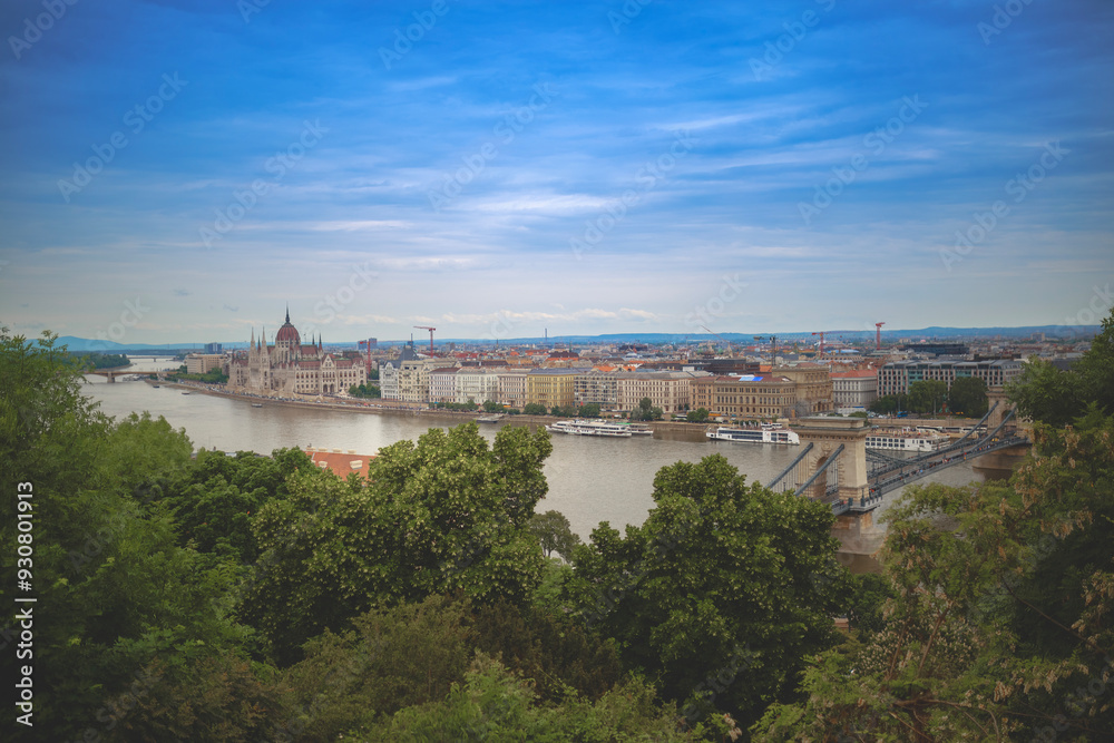 Obraz premium Budapest skyline during day, Hungary