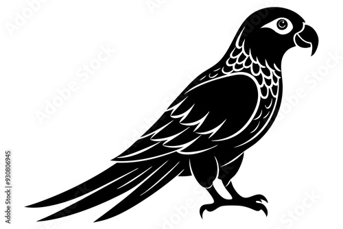 Parrot vector art illustration