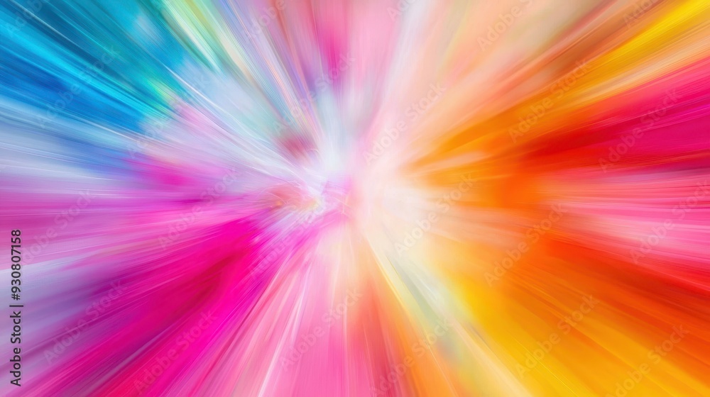 Abstract Colorful Radial Blur Background Abstract Colorful Radial Blur Background
