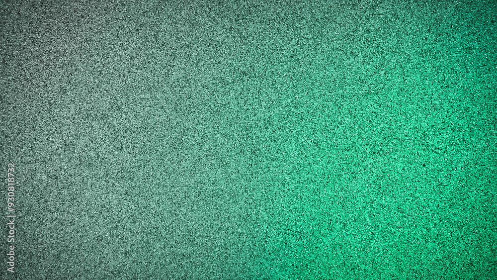 Obraz premium Subtle 4K grainy texture with a gradient from light to vibrant green, ideal for backgrounds, wallpapers, and banners. Perfect for projects needing a fresh, natural, and modern design element