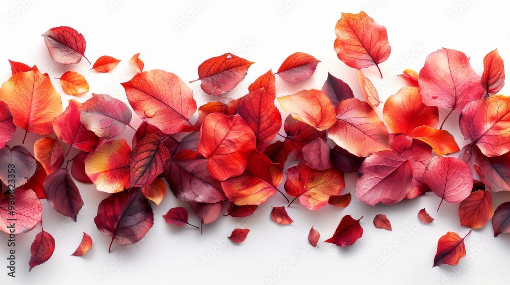 fallen yellow rose leaves, watercolor image, white background fallen yellow rose leaves, watercolor image, white background