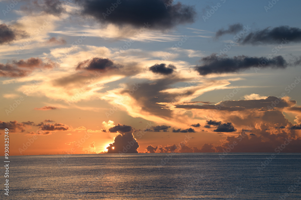 Sunset background. Ocean sundown sky for background. Sea waves for background or backdrop. Sun over sea. Ocean waves background. Sunset or sunrise. Sunset background. Ocean sundown sky for background. Sea waves for background or backdrop. Sun over sea. Ocean waves background. Sunset or sunrise.