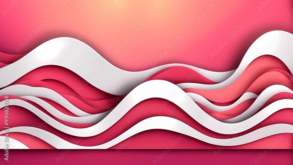abstract colorful background with waves paper cut style abstract colorful background with waves paper cut style