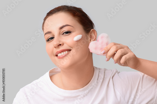 Beautiful young woman with ...