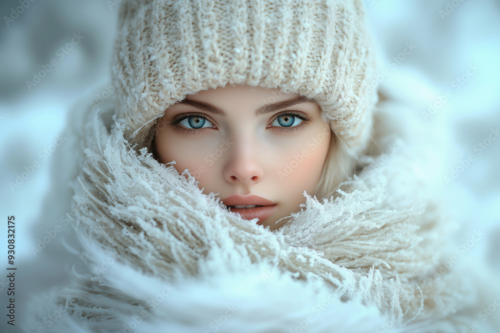 Snow Maiden, Snegurochka or Winter queen , white winter forest background. Woman in white. Happy New Year, Merry Christmas, x-mas Holiday. Snow Maiden, Snegurochka or Winter queen , white winter forest background. Woman in white. Happy New Year, Merry Christmas, x-mas Holiday.