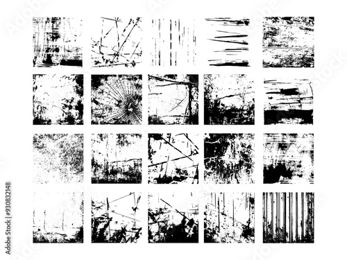 20 distressed grunge texture bundle, frame squares, distressed frames, ink splatter, grunge overlay, rectangle borders, square grunge, grunge background, grunge texture pack, grunge texture vector set