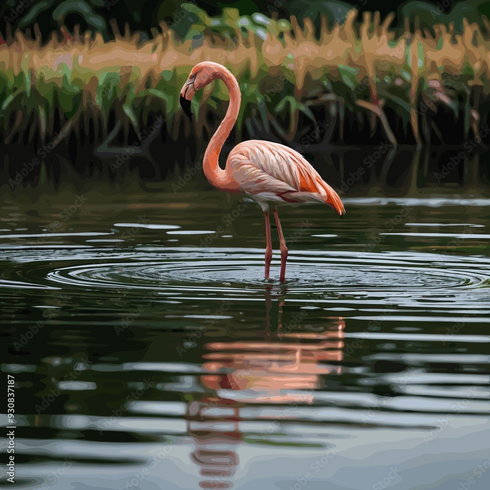 Fototapeta premium Plumaje Cautivador