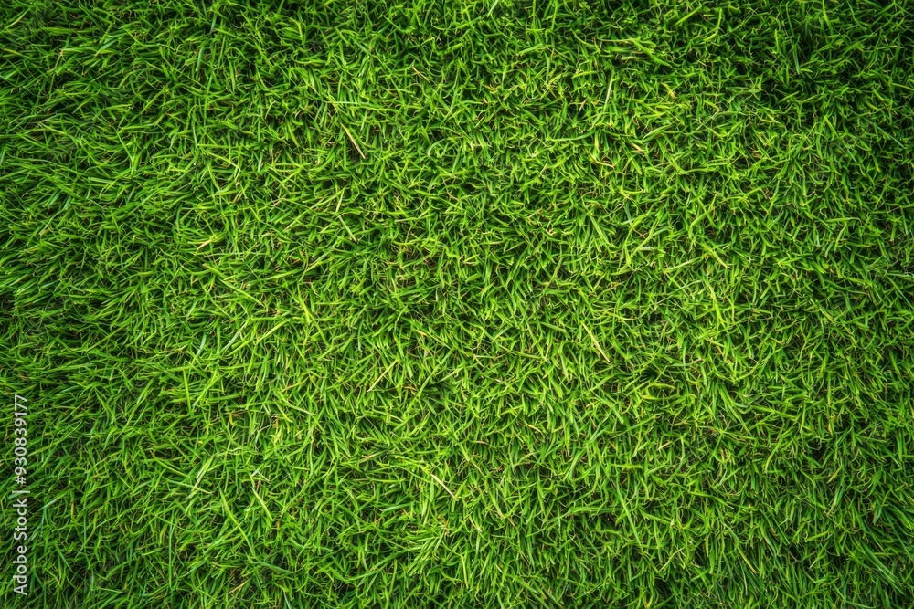 High-resolution top view of a lush green grass texture, ideal for a sports field or football playground, captured with sharp focus using a Sony Alpha A7 III. High-resolution top view of a lush green grass texture, ideal for a sports field or football playground, captured with sharp focus using a Sony Alpha A7 III.