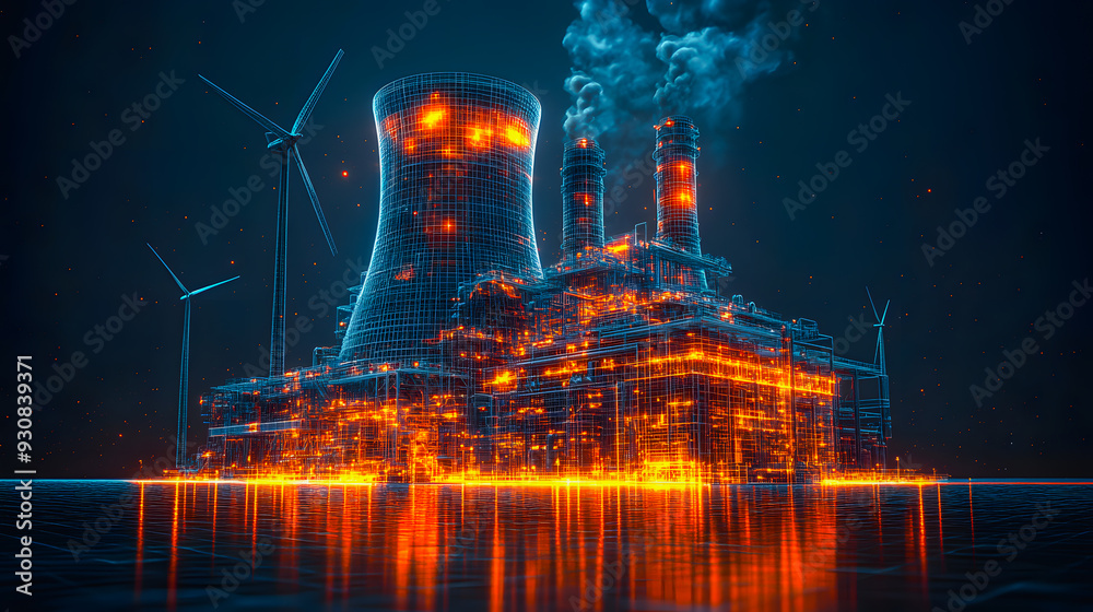 Green engineering of renewable energy sources. Nuclear power plant ...